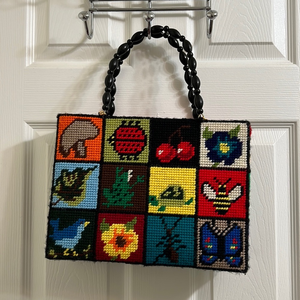 70’s Handmade Tile Design Purse